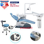 Dental Unit Chair Hard Leather Computer Controlled DC Motor + Stool Kit FDA