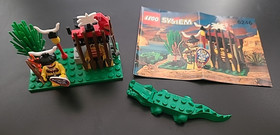 LEGO Set 6246 Pirates: Islanders Crocodile Cage 100% Complete w/Manual
