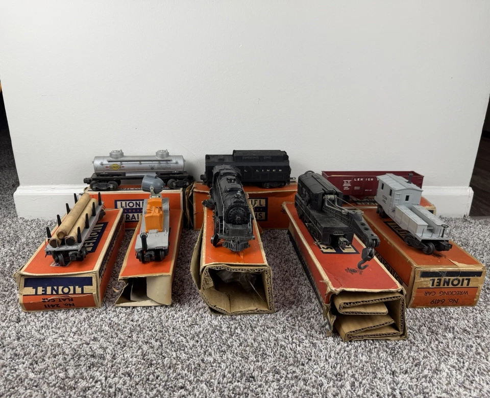 Lote Tren Lionel Calibre O Vintage con Cajas Originales  Foto 1 de 4