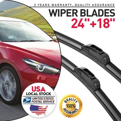 Limpiaparabrisas de 24" y 18" apto para Hyundai Santa Fe 2007-2012 Sonata 2006-10 Foto 1 de 4