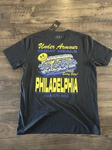 Under Armour Marca Cheat Meal Philadelphia "Cheesesteaks" XL NUEVO CON ETIQUETAS Para hombres - Imagen 1 de 5