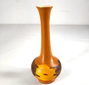Vintage MCM Royal Haeger Earth Wrap Marked Vase Crackle Finish 10 Inch - Picture 1 of 6