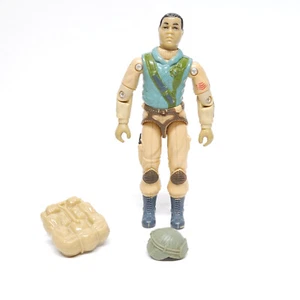 1983 AIRBORNE V1 W/ HELMET & BACKPACK GI JOE VINTAGE ORIGINAL ACTION FIGURE - Picture 1 of 6