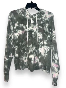 Calme Sweater Womens Small Tie Dye Organic Cotton Cashmere Hoodie $228 - Picture 1 of 7