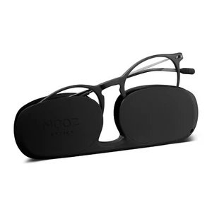 Gafas de lectura mujer hombre Nooz Essential Reading Cruz Black +1,0 gafas ultra slim - Imagen 1 de 10