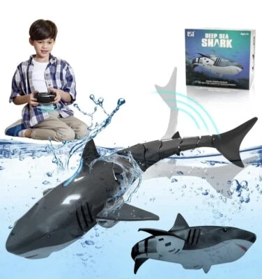 2.4G Remote Control Shark,Kids Shark Toy,RC Boats,Submarine,Pool Toy for Kids - Image 1 of 4