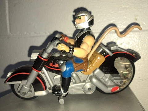 Vtg Galoob Biker Mice From Mars Throttle's Blazin Cycle Motorcycle figure 1993 Cover