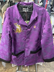 bape suit jacket camo purple padded - Picture 1 of 4