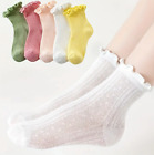 Chaussettes volantes tricotées filles tout-petits taille 1-2 ans multicolores