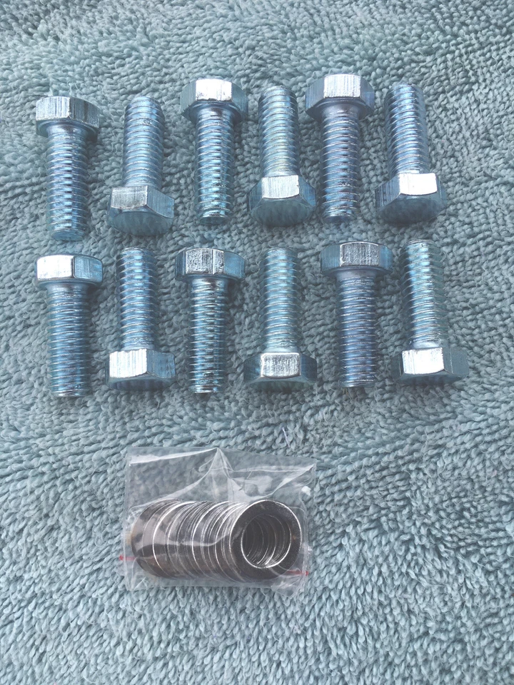 Juego de pernos colector de admisión Chevrolet 265-400 y Chrysler 273-440, 3/8"-16 x 1" Foto 1 de 4