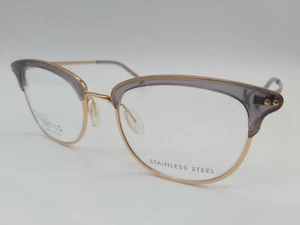 SAFILO TRAMA 2 eyeglasses glasses frame - KB7 - gold / grey NEW + case - Picture 1 of 6