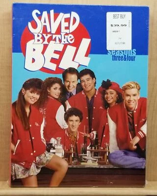 Saved By the Bell - Seasons 3  4 (DVD, 2004, 4-Disc Set) BRAND NEW SEALED - Image 1 of 3