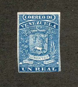 Venezuela - Sc# 2 dünnes Papier/Neuwertig kein Kaugummi (flach dünn) - Menge 1123265 - Bild 1 von 3
