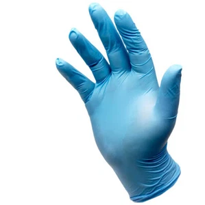 Guantes industriales de nitrilo U-LINE - azules y negros (múltiples tallas) 4 mil y 6 mil - Imagen 1 de 8