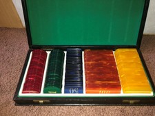 VINTAGE Casino Poker Card Game Baccarat Counting Accessories MADE IN FRANCE