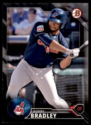 2016 Bowman GREY Bobby Bradley Cleveland Indians #BD-172 85/499 - Image 1 of 2