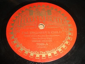 Vernon Dalhart - The Engineer's Child / Convict And The Rose 78 - Conqueror 7069 - Imagen 1 de 1