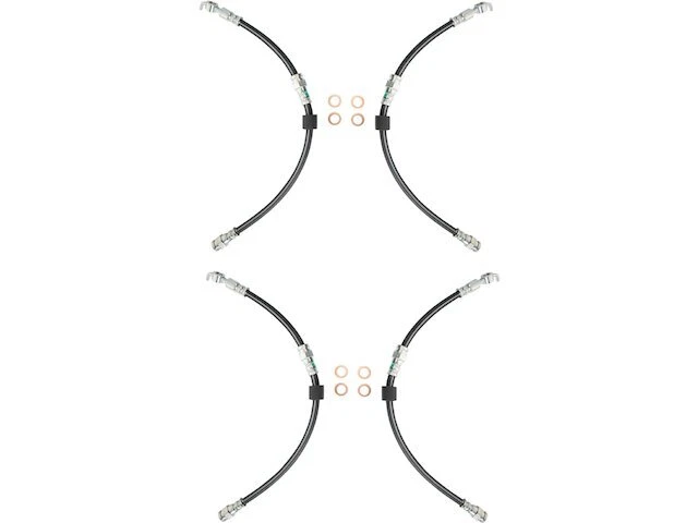 16VJ59C Front and Rear Brake Hose Set Fits 1991-1993, 1998-1999 Mercury Tracer - Изображение 1 из 1