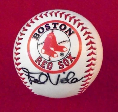 Boston Red Sox FRANK VIOLA Firmado Autografiado MLB Béisbol   Foto 1 de 2