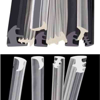 PVC Window & Door Gasket Seal Flipper Double Glazing Rubber Draught Seal - Image 1 of 4