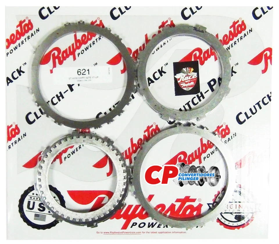 Paquete de aceros para transmisión Chrysler Dodge 62TE 2007-up. Foto 1 de 1