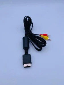 Generic PlayStation PS3 PS2 PS1 Console System AV Audio Video Cable 2m Cord UK  - Picture 1 of 3