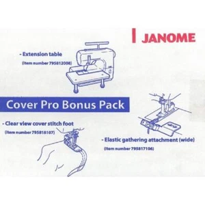 Janome CoverPro Bonus Pack for 1000CPX / 2000CPX - Picture 1 of 2