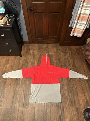 全新带标签 复古 Champion Light 连帽衫 男式 L 色块套衫 美国制造 — 第 1/4 张图片