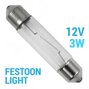 OSRAM 6434 Automotive Festoon 3W 12V Vehicle Clear Lamp 36 mm Bulb T3.25 SV8.5-8 - Picture 1 of 5
