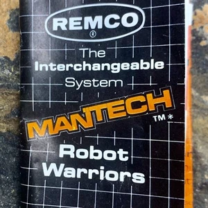 Folleto de colección Remco Mantech robot guerrero. Mini. Usado - Imagen 1 de 8