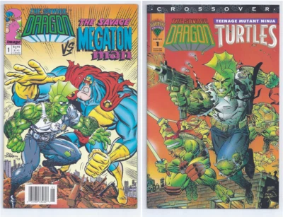 Savage Dragon crossover lot Megaton Man newsstand TMNT 1 1993 Marvel VF/NM gs03 - Image 1 of 4