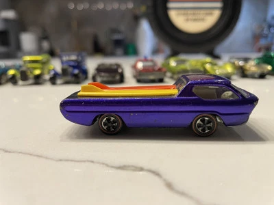 Vintage Hot Wheels Redline 1967 Purple Deora with Surfboards Orig Sweet 16 USA - Image 1 of 4