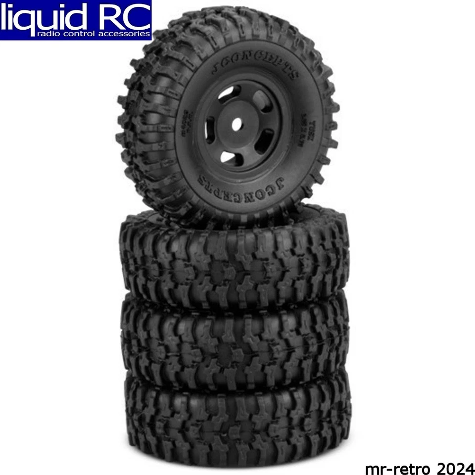 JConcepts 4023-35911 Tusk Tire Gold Cmpnd Blk #3431B Glide5 wheel 2 SCX24 - Image 1 of 1