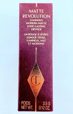 Charlotte Tilbury Matte Revolution Moisturising Matte Lipstick Shade Sexy Sienna - Image 1 of 4