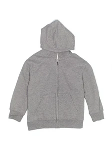 Zara Boys Gray Zip Up Hoodie 6 - Picture 1 of 2