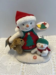 2015 Hallmark Jingle Pals Singing Snowman Time For Cookies - Picture 1 of 13
