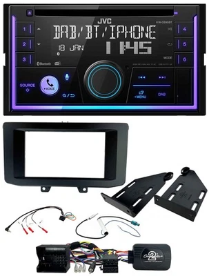 JVC Lenkrad USB 2DIN DAB Bluetooth CD Autoradio für Scania NextGen ab 2016 - Bild 1 von 4