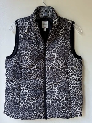 Chaleco Acolchado Deportivo Rafaella Pequeño Negro Tostado Sin Mangas Bolsillos con Cremallera Completa Embalable Foto 1 de 4