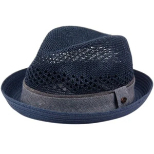 Cappello uomo estivo Fedora stile cubano a tesa corta (US, Alpha, Small, Medium, F280... - Foto 1 di 4