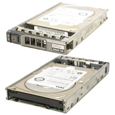 Disco rigido Dell 600GB 2.5" P/N: 05R6CX SAS 6Gbps RPM 10k con frame HotSwap - Immagine 1 di 4