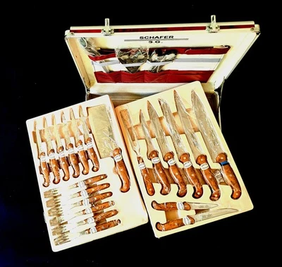 24-teiliges Messerset, das ideale Weihnachtsgeschenk für Profis und auf Anwärter - Bild 1 von 4