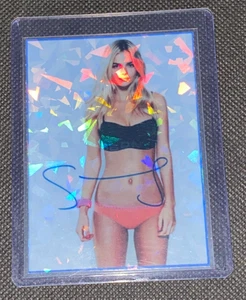 Tarjeta coleccionable refractor de lámina holográfica sexy personalizada tejido Samara - Imagen 1 de 4