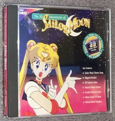 The 3D Adventures of Sailor Moon CD ROM Windows 95 Pentium PC 1997 - Image 1 of 3