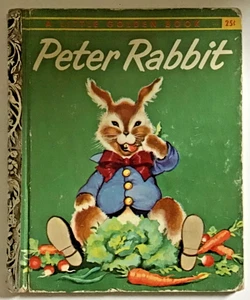 A Little Golden Book, Peter Rabbit by Beatrix Potter Vintage 1958 A Edition 1st - Picture 1 of 4