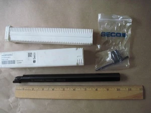 Seco A12-STUCR-3 Coolant Through Indexable Boring Bar, 3/4" Shank, 1" Min Bore - Picture 1 of 8