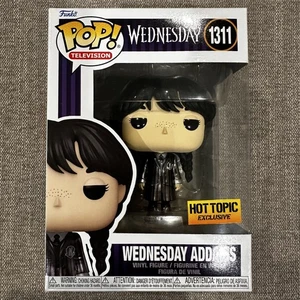 Funko Pop #1311 Mercoledì Addams Hot Topic Esclusivo Metallizzato con Protezione - Foto 1 di 6