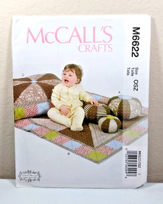 McCalls Crafts Pattern M6622 Ball In Three Sizes Mat Pillow - Image 1 of 3