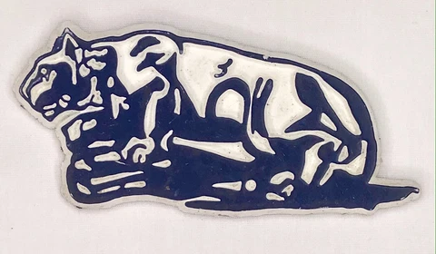 Vintage ~Penn State University~ PSU Nittany Lion Rubber Refrigerator Magnet NCAA Cover