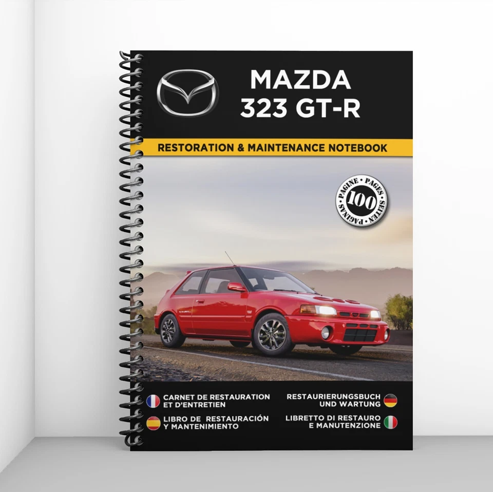 MAZDA 323 GT-R  : Libretto Di Restauro E Manutenzione - CONSEGNA GRATUITA - Immagine 1 di 4