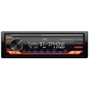 JVC KD-X380BTS Single DIN Bluetooth USB AUX AM/FM Stereo Car Audio Receiver - Picture 1 of 7